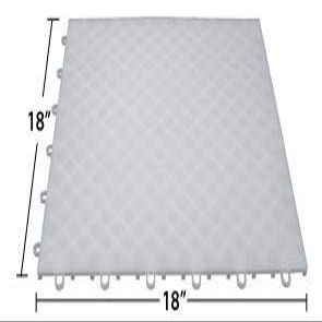 Big Floors Dryland Practice Hockey Interlocking Tile Kit, Training Aid for Stickhandling, Shooting, Passing and More - 16 Pack (6' x 6')