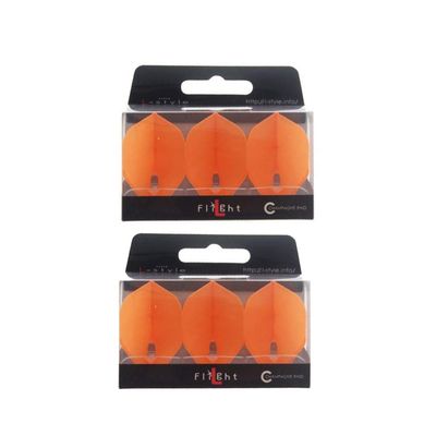 LSTYLE L1 Standard Dart Flights  PRO  Orange  2 Sets  Pre-Molded