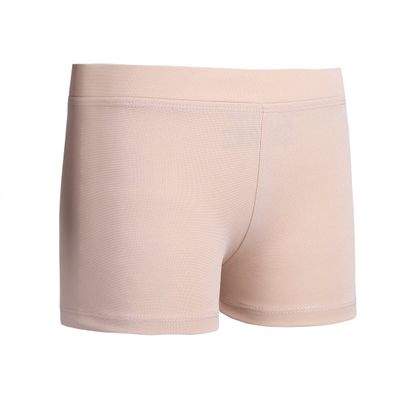 easyforever Kids Girls Basic Stretchy Sports V-Front Booty Short Boy-Cut Bottom Ballet Dance Yoga Hot Pants Underwear Nude B 12
