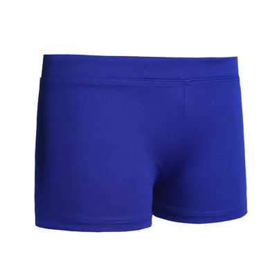 easyforever Kids Girls Basic Stretchy Sports V-Front Booty Short Boy-Cut Bottom Ballet Dance Yoga Hot Pants Underwear Blue B 6