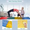 Thick Gymnastics Exercise Mat, 4'x8'x2"Extra Thick High Density Anti-Tear Folding Tumbling Mats Gymnastics for Home, Gym Mat for MMA, Stretching Yoga Cheerleading Martial Arts, Aerobics (Multicolor) view 2
