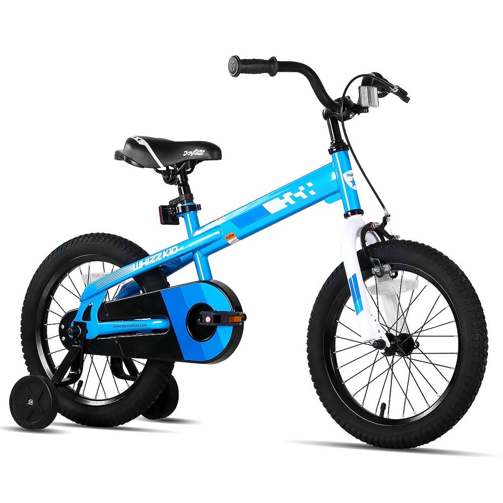 JOYSTAR Boys Bike 16 Inch Kids Bike with Training Wheels for Ages 4-7 Years Old Boys and Girls, Children Bicycle with Handbrake for Early Rider, Blue