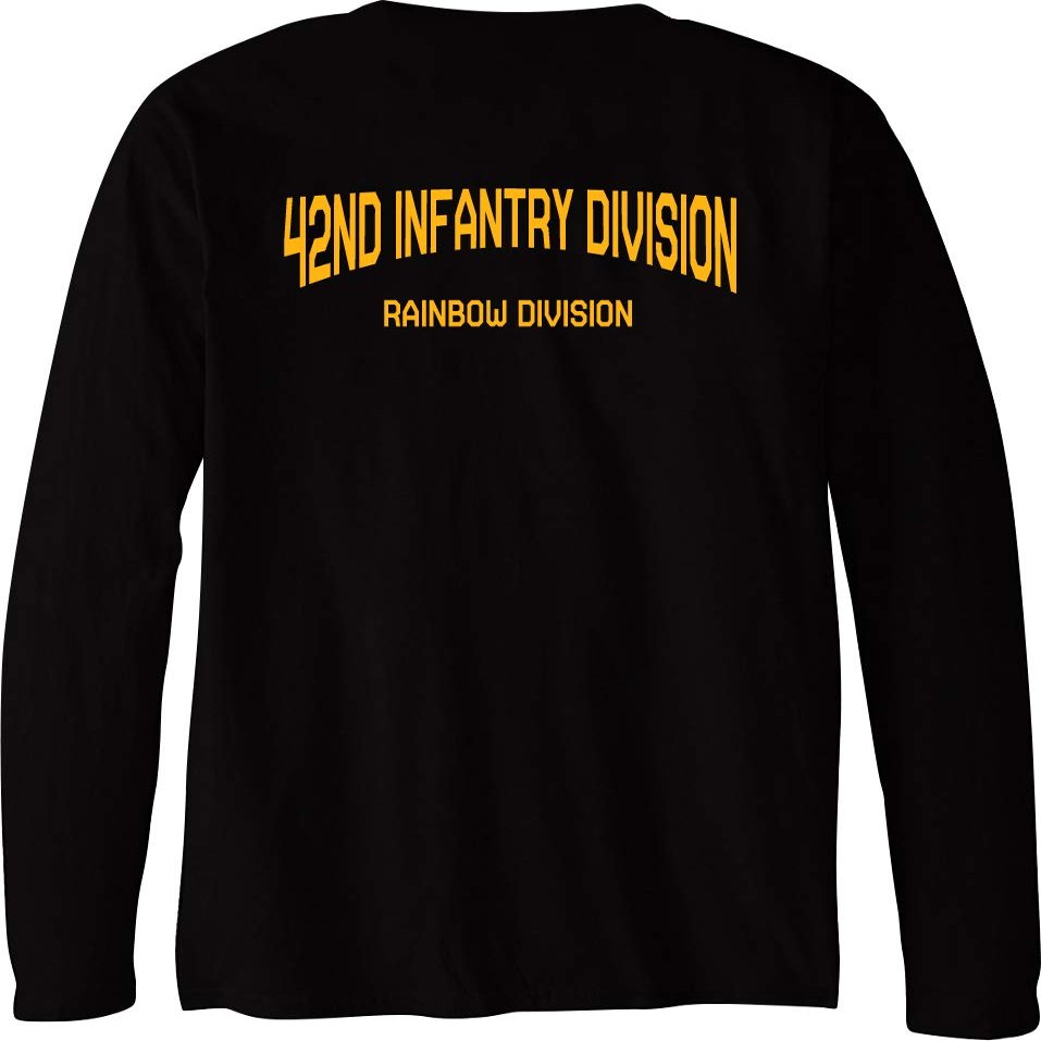 42nd Infantry Div Rainbow Div Long Sleeve Tee Shirt - Medium