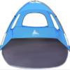 NXONE Beach Tent Sun Shade Shelter for 2-3 Person with UV Protection, Extended Floor, 3 Mesh Roll Up Windows & 8.0mm Fiberglass RodsCarry Bag Included (Sky Blue) view 1