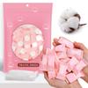 50 Pieces Compressed Towels Tablets, Portable Disposable Cotton Hypoallergenic Dehydrated Expandable Compressed Face Towels Travel Washcloths Coin Tissues for Home Beauty and Outdoors Hiking Camping view 1