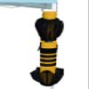 ezSTOW miniSTOW Canopy Organizer, Yellow - Organize Your Awning, Drink Holder, Paper Towel Storage, Sunscreen Pockets, Trash Bags, Attach to Tree, Outdoor, Hunting, Camping, Baseball, Soccer, Track view 1