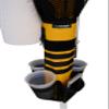 ezSTOW miniSTOW Canopy Organizer, Yellow - Organize Your Awning, Drink Holder, Paper Towel Storage, Sunscreen Pockets, Trash Bags, Attach to Tree, Outdoor, Hunting, Camping, Baseball, Soccer, Track view 3