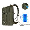 MOSISO 50L Tactical Backpack, Large Men 3 Day Assault Rucksack Military Daypack,Army Green view 3