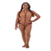 Slipins SurfSkin Minis, Zippered Swimsuit for Women with Long Sleeves and UV Protection, Perfect for Surfing, Diving, Snorkeling, and Other Water Sports, Sea Turtle, Small view 1