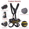SOB Full Body Climbing Harness Can Be Inverted Thicken Widen Protect Waist Safety Harness Tree Work Rock Climbing Mountaineering Rescuing Work at Height view 3