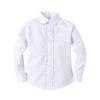 Bienzoe Girls Shirt Long Sleeve: White Button Up Kids School Uniform Cotton Oxford Collared Ruffle Dress Blouse Size XL view 1