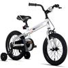 JOYSTAR Boys Bike 14 Inch Kids Bike with Training Wheels for Ages 3 4 5 Years Old Boys and Girls, Toddler Bike with Handbrake for Early Rider, Silver view 1