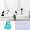 Dioche Aerial Hammock 2.8M Yoga Swing Set, Antigravity Yoga Inversion Exercises, Improved Flexibility & Core Strength - Sky Blue Nylon view 4