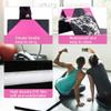 Gymnastics Tumbling Mat Floding Mat, 2 Thick Yoga Mat Exercise Equipment Mat for Aerobics Workout Fitness Training 4 Panel Lightweight with Carrying Handles, Best Fitness Gym Mat 4'x10'x2 P&B view 4