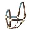 1" COB HAV/SLATE PADDED HALTER view 1
