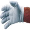 Tourna Tennis Glove-Ladies Full, Finger-Medium-Left, White (TGF-L-M-L) view 2
