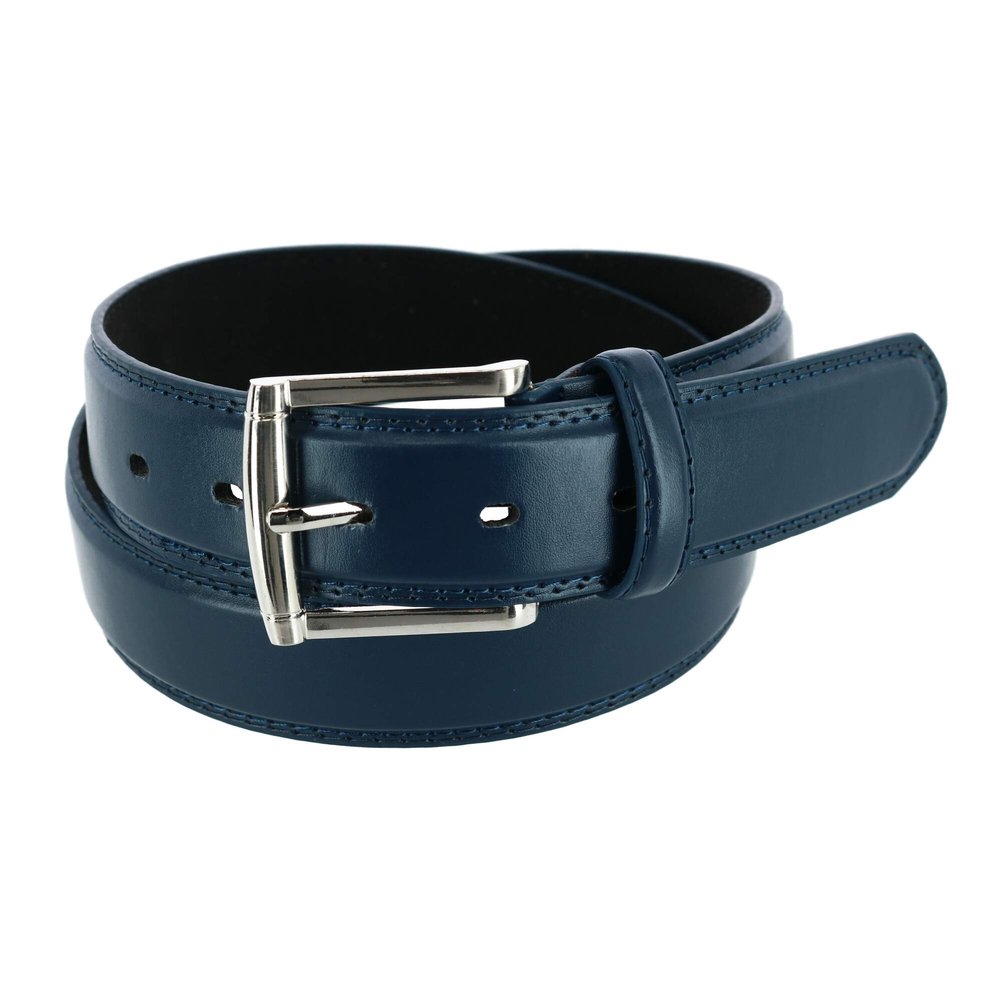 CTM Men's Basic Belt, Xlarge, Navy