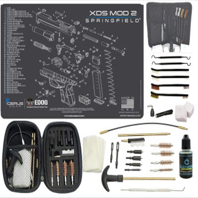 EDOG Springfield Armory XDS MOD 2 CERUS Gear Schematic (Exploded View) Promat with Range Warrior Universal 32 PC Field and Bench Cleaning Essentials Kit