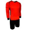 Goalkeeper Jersey Set, Padded Goalie Shirt and Padded Goalkeeper Short (3 Colors, Neon, Orange and Red) (XXXX-Small (Youth Small 4-6 Years), Red) view 2