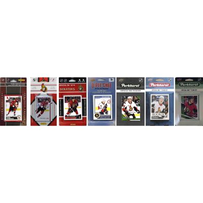 C&I Collectables NHL Ottawa Senators Trading Cards, White, One Size