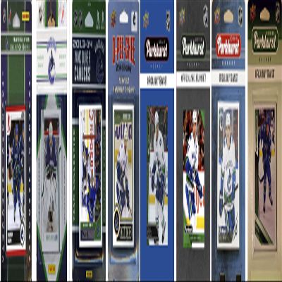 C&I Collectables NHL Vancouver Canucks Trading Cards, White, 160 Pieces