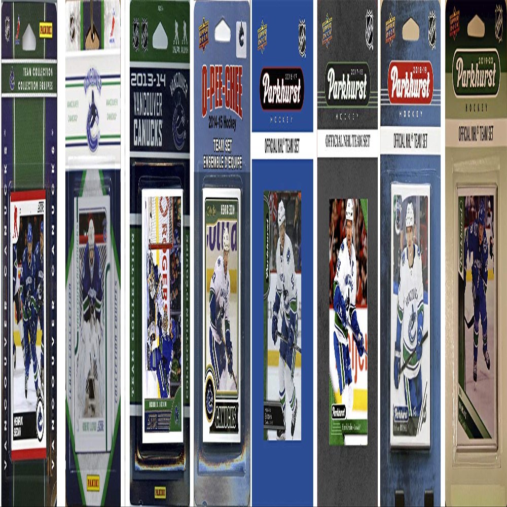 C&I Collectables NHL Vancouver Canucks Trading Cards, White, 160 Pieces