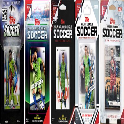 C & I Collectibles MLS Seattle Sounders Licensed 2019 Topps Team Set and Storage Album