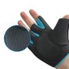 Garneck Gloves Absorbing Gym Cycling Mitts Handguard Fingerless Work view 2