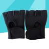 Garneck Gloves Absorbing Gym Cycling Mitts Handguard Fingerless Work view 3
