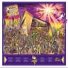NFL Minnesota Vikings Wooden Joe Journeyman Puzzle, Team Colors, 17.75 x 13.25 Inches view 1
