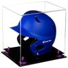Better Display Cases Versatile Clear Acrylic Display Case - Medium Rectangle Box with Purple Risers and Black Base 12.25" x 10" x 10.5" (V22) view 1