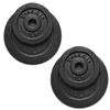 Yes4All 1.15 Inch Cast Iron Weight Plate - Ideal for Dumbbell Handle, Strength Training & Weightlifting (Set) - 1.25 + 2.5 + 5 +10lbs - Pair (Set of 8) view 1