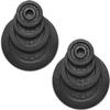 Yes4All Standard 1.15-inch Cast Iron Weight Plates - 1.25 + 2.5 + 5 +10lbs - Pair (Set of 8) view 1