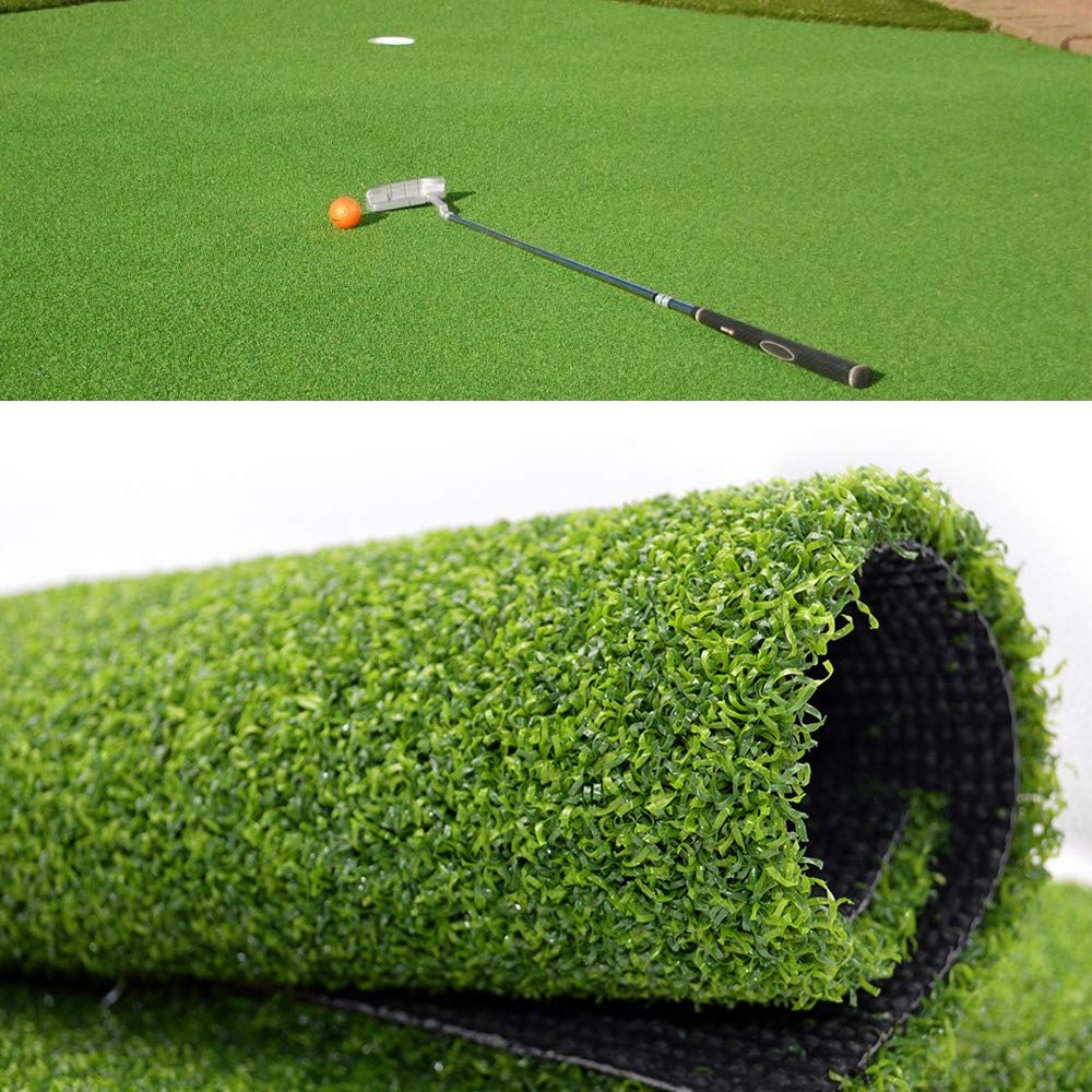 WarmShe Golf Putting Green - Artificial Grass Turf 3FT X 14FT, Indoor/Outdoor Golf Training Mat, Synthetic Fake Grass for Baseball, Football, Gym Sports