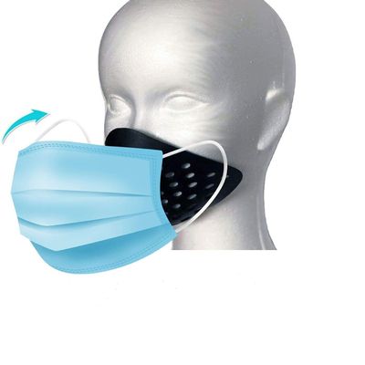 3D Mask Inner Bracket for Comfortable Mask Wearing-Internal Support Holder Frame for Balaclavas-Reusable Silicone Face Shell for Cosplay -Lower Half Face Protective for Airsoft/Paintball/BB Gun