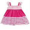 Rare Editions Little Girls Sleeveless Lace and Ruffle Babydoll Dress, Fuchsia, 6 view 2