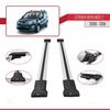 accessorypart Compatible with Citroen Berlingo 2 (B9) 2008-2018 Fly Model Car Roof Rack Cross Bar Gray Aluminium 2 Bars view 4