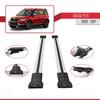 accessorypart Compatible with Skoda Yeti 2009-2017 Fly Model Car Roof Rack Cross Bar Grey Aluminium 2 Bars view 3