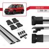 accessorypart Compatible with Skoda Yeti 2009-2017 Fly Model Car Roof Rack Cross Bar Grey Aluminium 2 Bars view 4