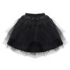 easyforever Kids Flower Girls Puffy 3 Hoops Waist Drawstring Petticoat Wedding Pageant Party Dress Crinoline Underskirt Black B One Size view 4