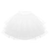 easyforever Kids Flower Girls Puffy 3 Hoops Waist Drawstring Petticoat Wedding Pageant Party Dress Crinoline Underskirt White B One Size view 4