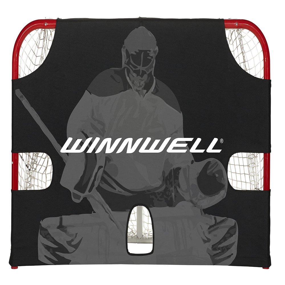 Winnwell Goal Shooting Target - 52" Heavy Duty Shooter Trainer | Ice & Street Hockey Practice Equipment