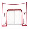 Winnwell Hockey Standalone 72" Backstop - Standalone Sports Ice & Ball Hockey Shooting Target Barrier - Heavy Duty Steel Pipe Backstop for Street & Mylec Balls Training Equipment for Driveway view 2
