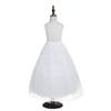 easyforever Kids Flower Girls Puffy 3 Hoops Waist Drawstring Petticoat Wedding Pageant Party Dress Crinoline Underskirt (White D) view 3