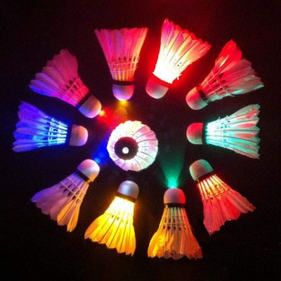 Colorful Led Lighting Badminton Shuttlecock Sport Ball Accessories (Random Color)