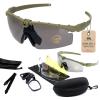 ToopMount Sports Goggles Anti Fog Glasses Sunglasses with 3 Interchangeable Lens view 1