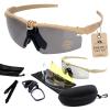 ToopMount Sports Goggles Anti Fog Glasses Sunglasses with 3 Interchangeable Lens view 1