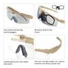 ToopMount Sports Goggles Anti Fog Glasses Sunglasses with 3 Interchangeable Lens view 3