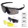 ToopMount Sports Goggles Anti Fog Glasses Sunglasses with 3 Interchangeable Lens view 2