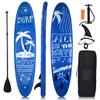 Goplus 9.8'/10'/11' Inflatable Stand Up Paddle Board, 6.5 Thick SUP with Premium Accessories and Carry Bag, Wide Stance, Bottom Fin for Paddling, Surf Control, Non-Slip Deck, for Youth and Adult view 1